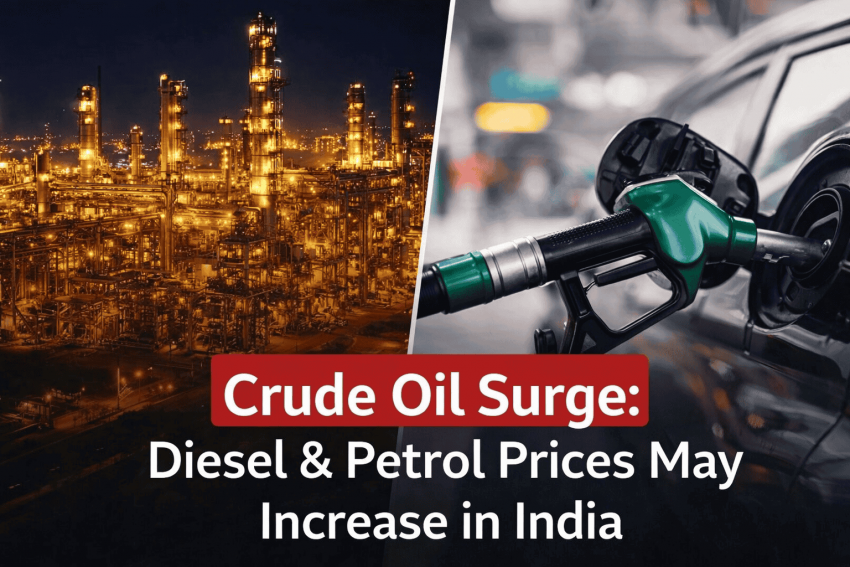 HSD & MS Prices in India May Rise: Impact of Crude Oil Price Hike
