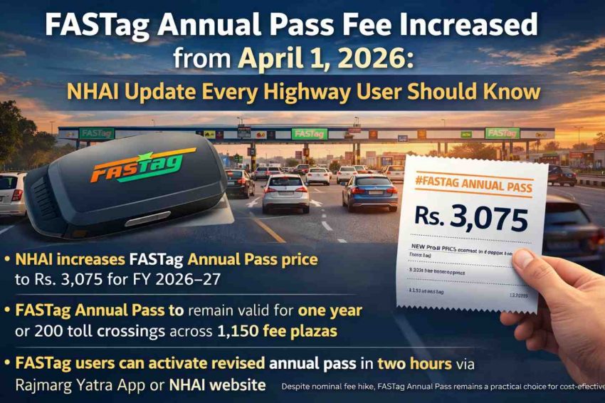 FASTag annual pass fee update