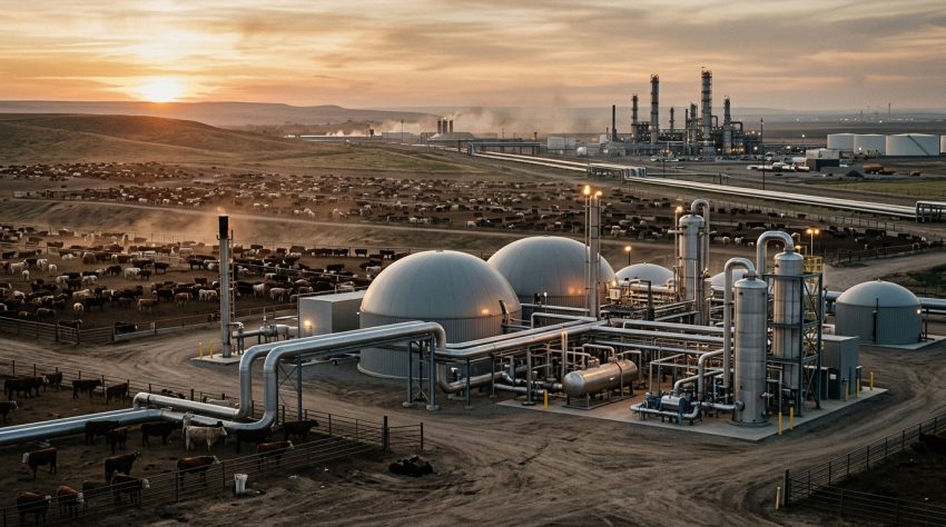 renewable natural gas from cattle manure